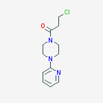 1-Propanone, 3-chloro-1-[4-(2-pyridinyl)-1-piperazinyl]-