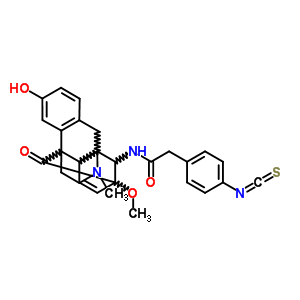 N-(3-hydroxy-6-methoxy-17-methyl-5-oxo-7,8-didehydro-18,19-dihydro-6,14-ethenomorphinan-18-yl)-2-(4-isothiocyanatophenyl)acetamide