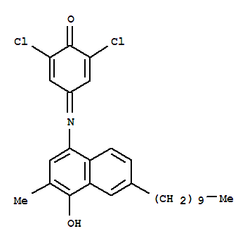 7-(n-decyl)-2-methyl-4-(3,5-dichlorophen-4-one)indonaphthal-1-ol