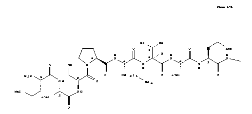 Trypsininhibitor III (Cucurbita maxima seed reduced),1-L-methionine-5-L-lysine-12-L-histidine-18-L-leucine-19-L-asparticacid-25-L-aspartic acid-25a-endo-L-isoleucine-29a-L-valine-29b-L-serine-