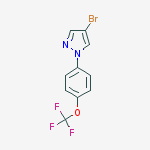 4-bromo-1-(4-(trifluoromethoxy)phenyl)-1H-pyrazole