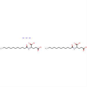 L-Glutamic acid, N-(1-oxododecyl)-, sodium salt (2:3)