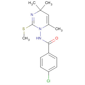 Benzamide,4-chloro-N-[4,4,6-trimethyl-2-(methylthio)-1(4H)-pyrimidinyl]-