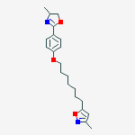 5-(7-(4-(4,5-Dihydro-4-methyl-2-oxazolyl)phenoxy)heptyl)-3-methylisoxazole
