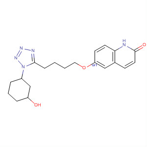 2(1H)-Quinolinone,3,4-dihydro-6-[4-[1-(3-hydroxycyclohexyl)-1H-tetrazol-5-yl]butoxy]-,trans-