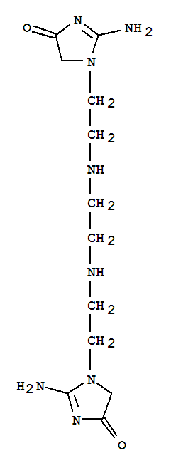 1,1-[ethane-1,2-diylbis(iminoethane-2,1-diyl)]bis[2-amino-1,5-dihydro-4H-imidazol-4-one]