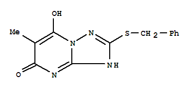 2-BENZYLSULFANYL-6-METHYL-[1,2,4]TRIAZOLO[1,5-A]PYRIMIDINE-5,7-DIOL