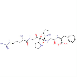 L-Phenylalanine, N-[N-[1-[1-(N-L-arginylglycyl)-L-prolyl]-L-prolyl]glycyl]-