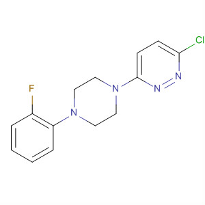 Pyridazine, 3-chloro-6-[4-(2-fluorophenyl)-1-piperazinyl]-