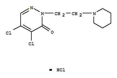 4,5-dichloro-2-(2-piperidin-1-ylethyl)pyridazin-3(2H)-one hydrochloride