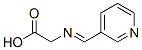 Glycine,N-(3-pyridinylmethylene)- molecular structure