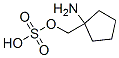 CYCLOPENTANEMETHANOL,1-AMINO-,HYDROGEN SULFATE ( ESTER) molecular structure