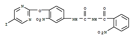 N-({4-[(5-iodopyrimidin-2-yl)oxy]-3-nitrophenyl}carbamoyl)-2-nitrobenzamide
