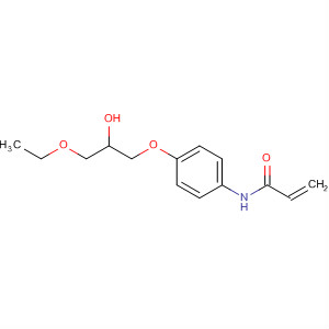 2-Propenamide, N-[4-(3-ethoxy-2-hydroxypropoxy)phenyl]- molecular structure