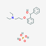 2-(3-(DIETHYLAMINO)PROPOXY)BENZHYDROL HYDROGEN PHOSPHONATE