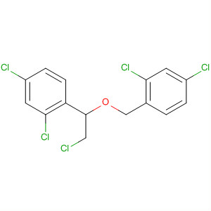 Benzene, 2,4-dichloro-1-[[2-chloro-1-(2,4-dichlorophenyl)ethoxy]methyl]- molecular structure