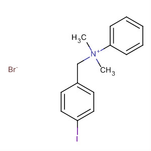 Benzenemethanaminium, 4-iodo-N,N-dimethyl-N-phenyl-, bromide molecular structure