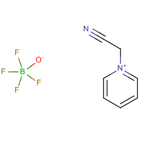 Pyridinium, 1-(cyanomethyl)-, tetrafluoroborate(1-) molecular structure