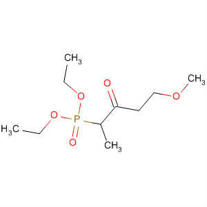 Phosphonic acid, (4-methoxy-1-methyl-2-oxobutyl)-, diethyl ester molecular structure