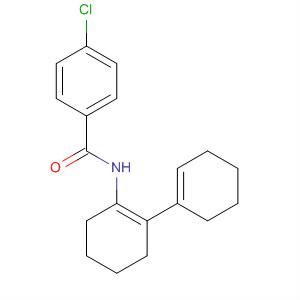 Benzamide, N-[bi-1-cyclohexen-1-yl]-2-yl-4-chloro- molecular structure