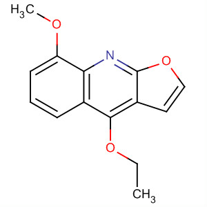 Furo[2,3-b]quinoline, 4-ethoxy-8-methoxy- molecular structure