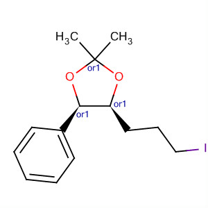 1,3-Dioxolane, 4-(3-iodopropyl)-2,2-dimethyl-5-phenyl-, cis-