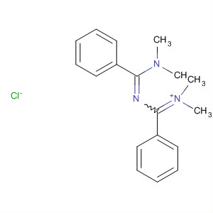 Methanaminium,N-[[[(dimethylamino)phenylmethylene]amino]phenylmethylene]-N-methyl-, chloride molecular structure