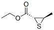THIIRANECARBOXYLIC ACID 3-METHYL-,ETHYL ESTER,TRANS- molecular structure