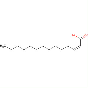Tetradecatrienoic acid, (Z,Z,Z)- molecular structure