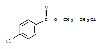 Benzoic acid, 4-chloro, 2-chloroethyl ester molecular structure