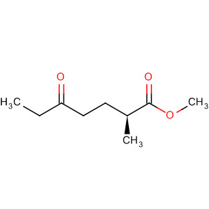 Heptanoic acid, 2-methyl-5-oxo-, methyl ester, (S)- molecular structure