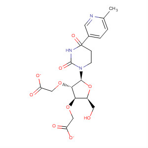 Uridine, 4-O-(6-methyl-3-pyridinyl)-, 2',3'-diacetate molecular structure