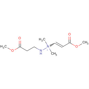 2-Propenoic acid,3-[1-(3-methoxy-3-oxopropyl)-2,2-dimethylhydrazino]-, methyl ester molecular structure