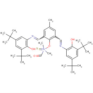Carbamothioic acid, dimethyl-,S-[2,6-bis[[[3,5-bis(1,1-dimethylethyl)-2-hydroxyphenyl]imino]methyl]-4-methylphenyl] ester