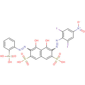 2,7-Naphthalenedisulfonic acid,3-[(2-arsonophenyl)azo]-6-[(2,6-diiodo-4-nitrophenyl)azo]-4,5-dihydroxy-