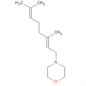 Morpholine, 4-(3,7-dimethyl-2,6-octadienyl)-, (E)- molecular structure