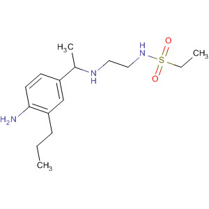 Ethanesulfonamide, N-[2-[(4-amino-3-propylphenyl)ethylamino]ethyl]- molecular structure