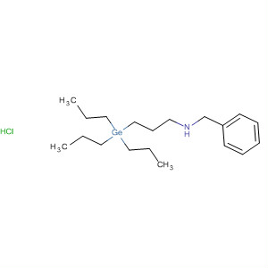 Benzenemethanamine, N-[3-(tripropylgermyl)propyl]-, hydrochloride