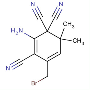 2,4-Cyclohexadiene-1,1,3-tricarbonitrile,2-amino-4-(bromomethyl)-6,6-dimethyl-