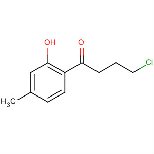 1-Butanone, 4-chloro-1-(2-hydroxy-4-methylphenyl)- molecular structure