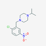 1-(2-chloro-5-nitro-benzyl)-4-isopropylpiperazine