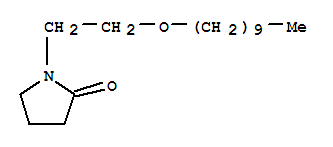 1-[2-(decyloxy)ethyl]pyrrolidin-2-one molecular structure