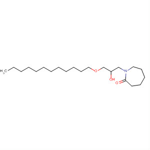 2H-Azepin-2-one, 1-[3-(dodecyloxy)-2-hydroxypropyl]hexahydro- molecular structure