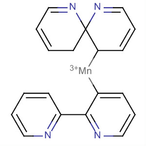 Manganese(3+), bis(2,2'-bipyridine)- molecular structure