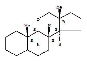 11-Oxaandrostane molecular structure