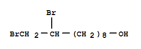 1-decanol, 9,10-dibromo- molecular structure