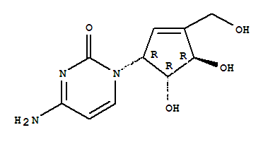 2(1H)-pyrimidinone, 4-amino-1-(1-cyclopenten-1-yl)- molecular structure