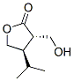 2(3H)-FURANONE,DIHYDRO-3-(HYDROXYMETHYL)-4-(ISOPROPYL)-,TRANS- molecular structure