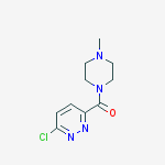 (6-chloropyridazin-3-yl)-(4-methylpiperazin-1-yl)methanone molecular structure