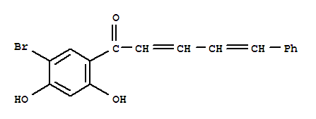 (2E,4E)-1-(5-bromo-2,4-dihydroxyphenyl)-5-phenylpenta-2,4-dien-1-one